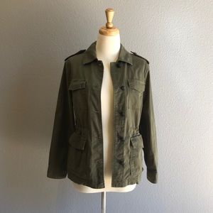 Banana Republic Olive Utility Style Jacket XS